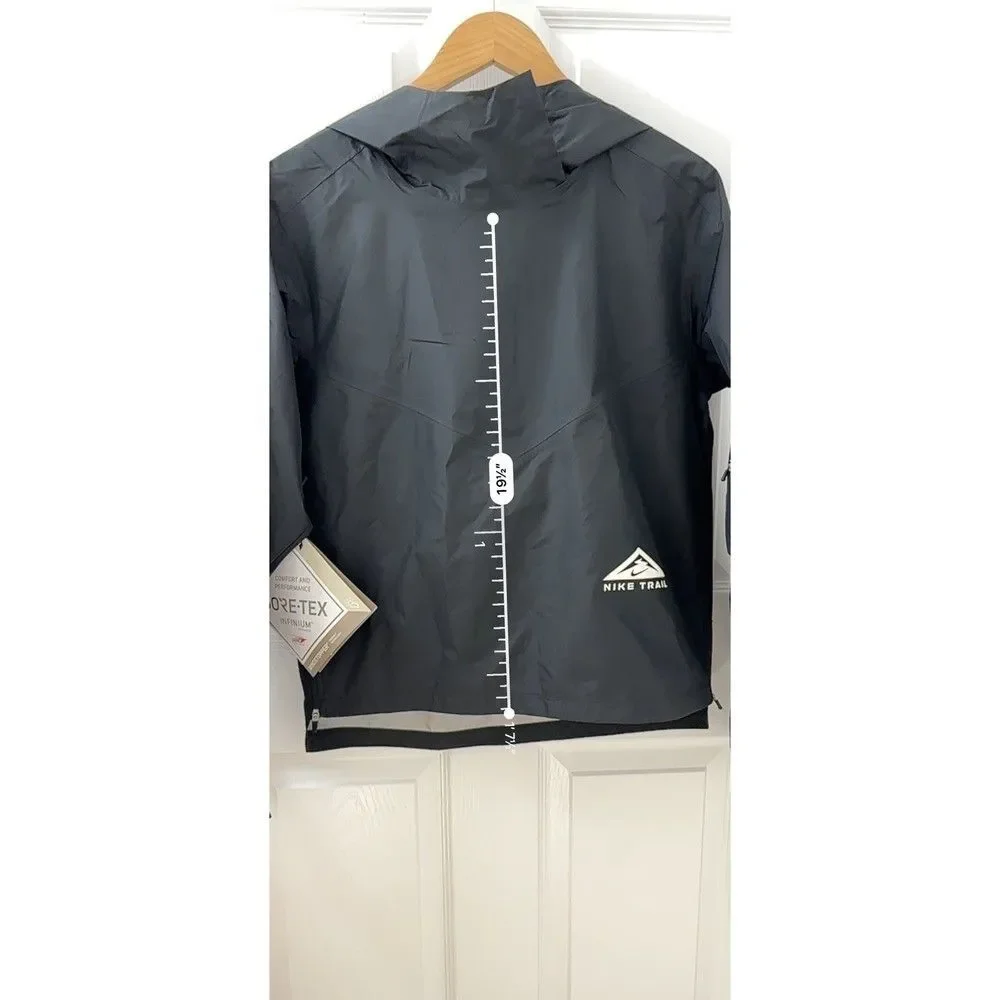 NWT Nike GORE-TEX Trail Jacket Women Waterproof Running Jacket Black DM7565-010